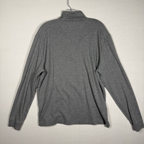 johnnie-O Emerson LARGE 1/4 Zip Gray button golf - Picture 8 of 10
